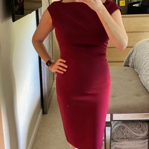 Zara Woman midi sheath dress
